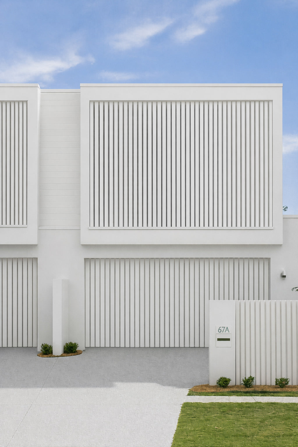 50x50 white batten