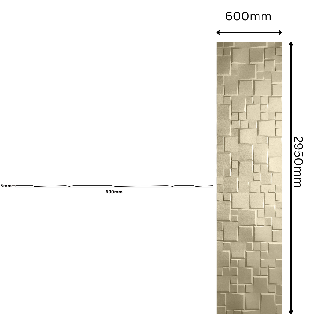 Strata Tube Panel Deluxe 3D Strata Indoor Wall Panel | Luxpanels